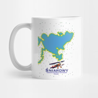 śniardwy Poland lake map Mug